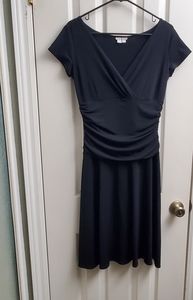 London Times Black Mid Length Dress, size 10